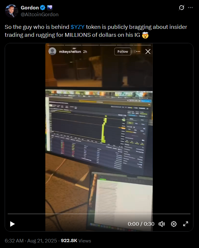 Kanye West’s YZY coin: the meme, the mayhem, and the multi-billion-dollar meltdown 11 insider trading coin