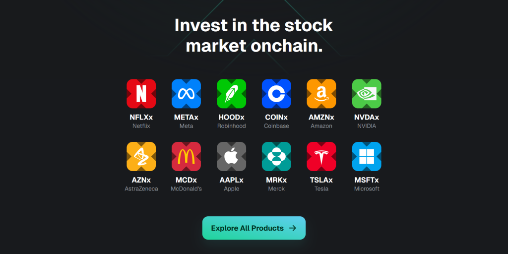 The future of stocks is here: tokenized equities land on Solana 1 xstocks products