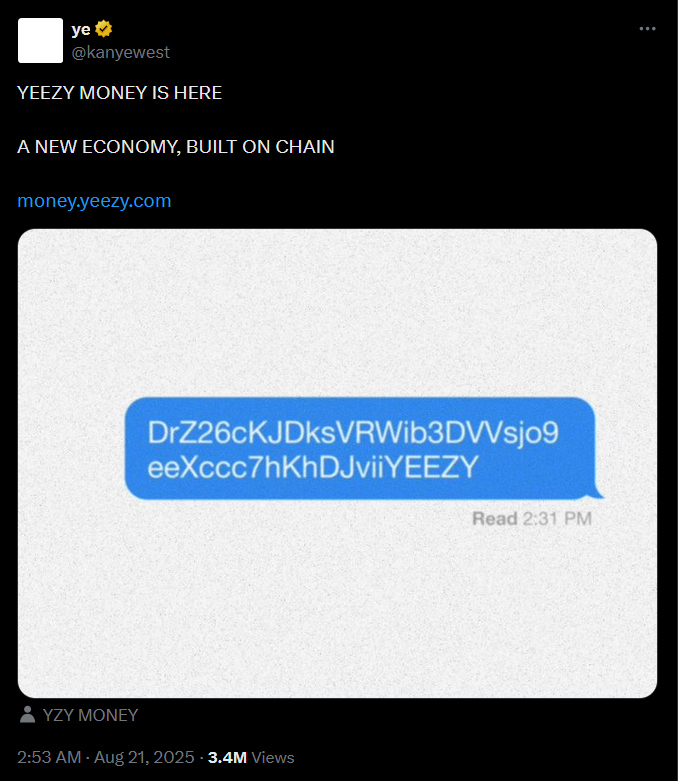Kanye West’s YZY coin: the meme, the mayhem, and the multi-billion-dollar meltdown 4 ye announcing2