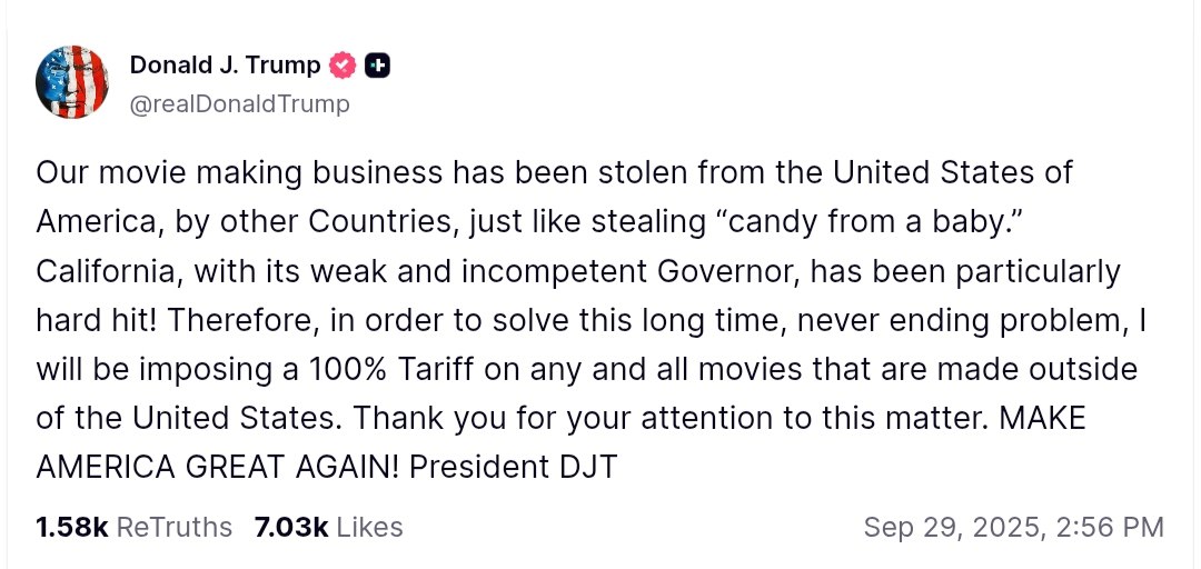 From Demon Slayer's glory to Trump's tariffs tantrum 7 tweet tariffs movies