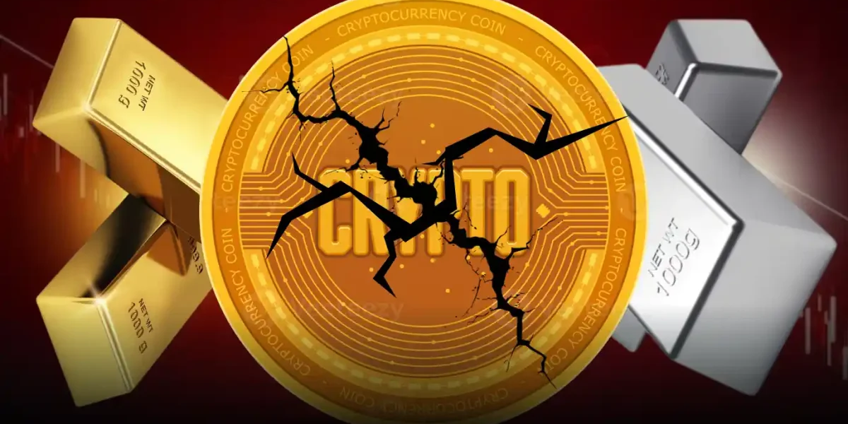 Major synchronized sell-offs in cryptocurrency, gold and silver 5 Gold Silver Stocks Crypto Crash Altogether